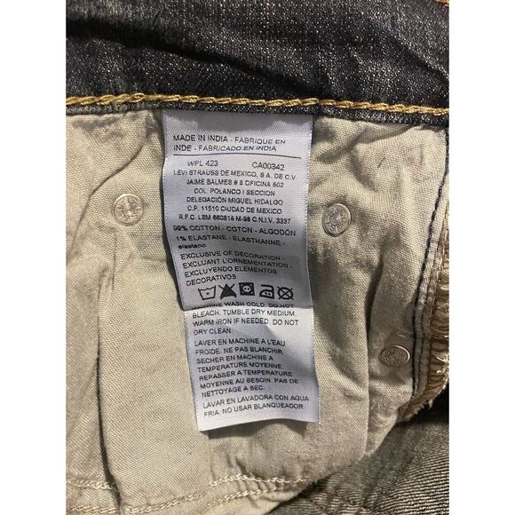 Levis Signature S51 Straight Mens Blue Denim Jeans 29 x 32 New - Picture 13 of 14